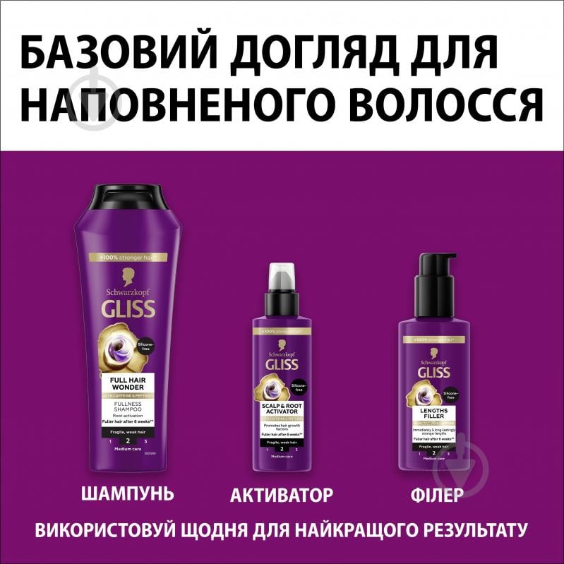 Шампунь GLISS Full Hair Wonder 400 мл - фото 8