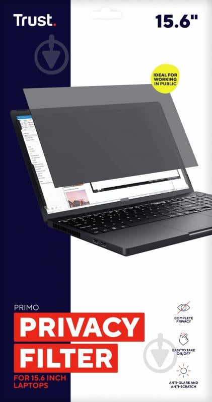 Фільтр конфіденційності Trust для ноутбука 15.6 (25195_TRUST) - фото 4