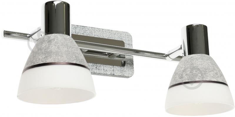 Спот Victoria Lighting 2x40 Вт E14 хром/серебро KEYA/PL2 - фото 1