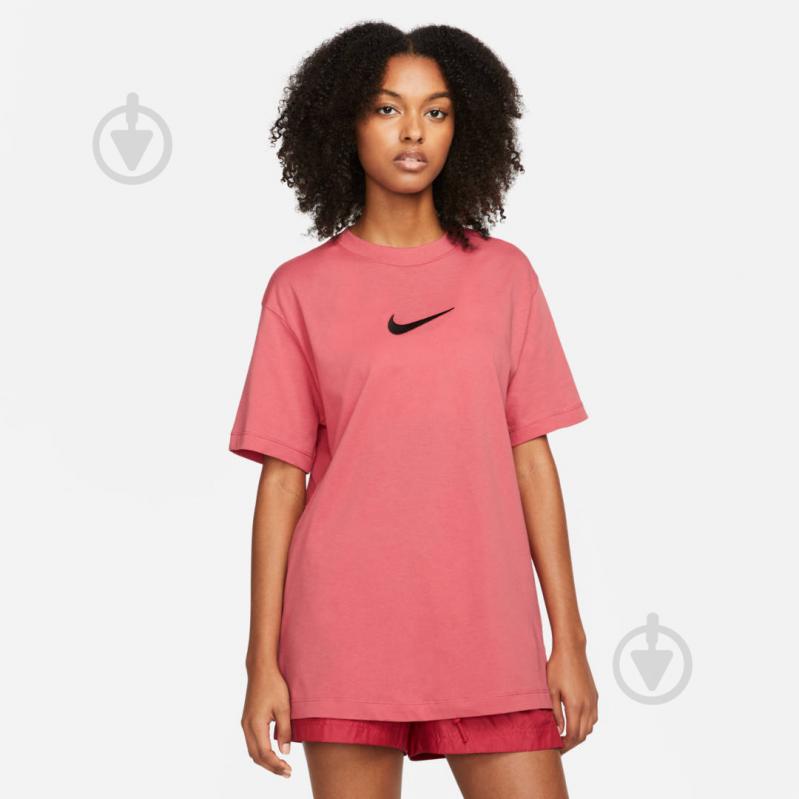 Футболка Nike W NSW TEE BF MS FD1129-655 р.XS красный - фото 1