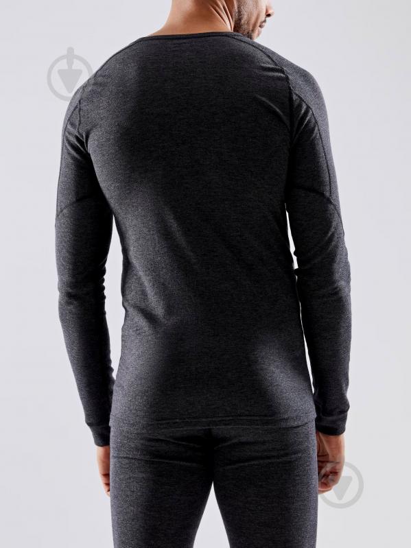 Футболка з довгим рукавом Craft CORE WOOL MERINO LS TEE M 1911546-998000 р.XXL чорний - фото 3