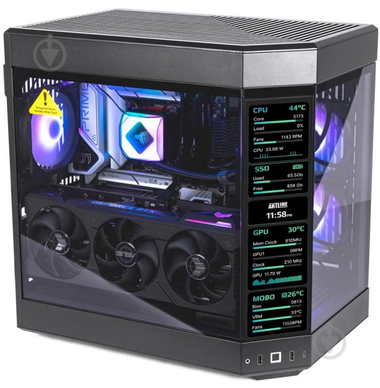 Комп'ютер Artline Gaming Y60 (Y60v09) black - фото 9