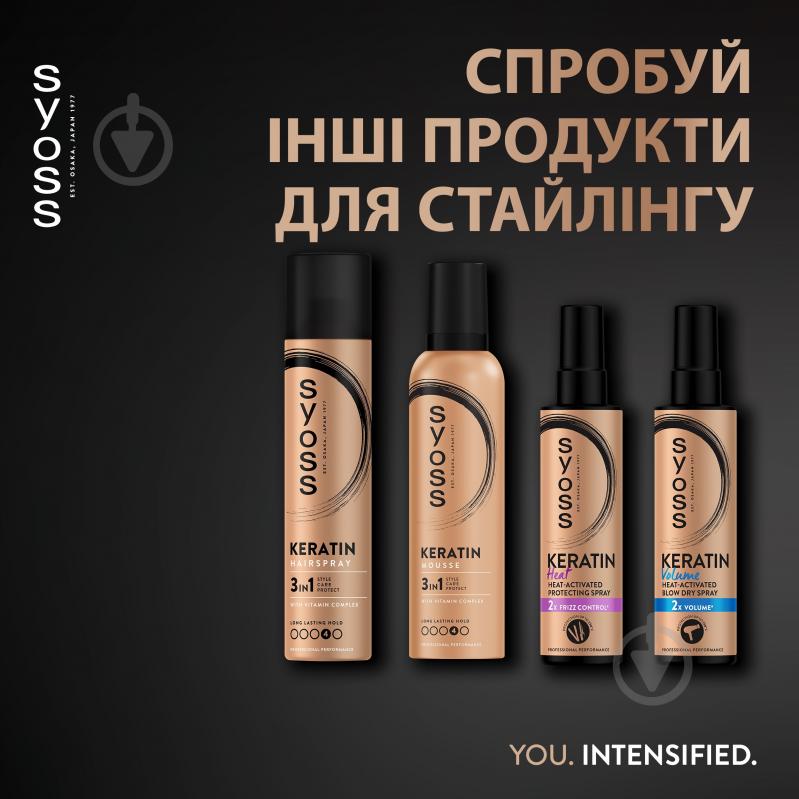 Мусс для волос SYOSS Keratin 4 250 мл - фото 7 Мусс для волос SYOSS Keratin 4 250 мл - фото 7