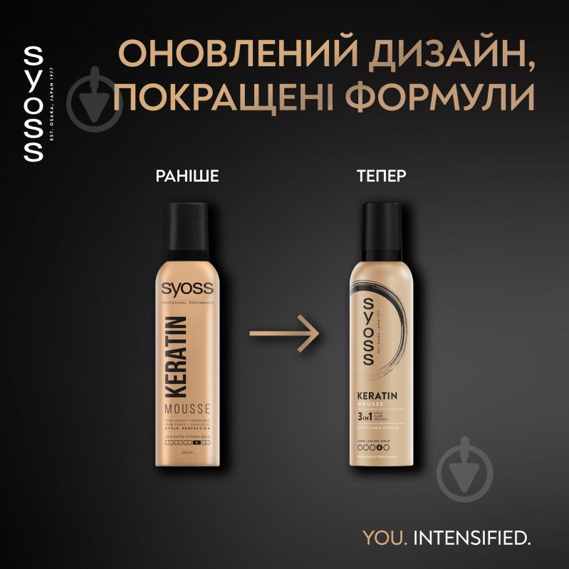 Мусс для волос SYOSS Keratin 4 250 мл - фото 8 Мусс для волос SYOSS Keratin 4 250 мл - фото 8