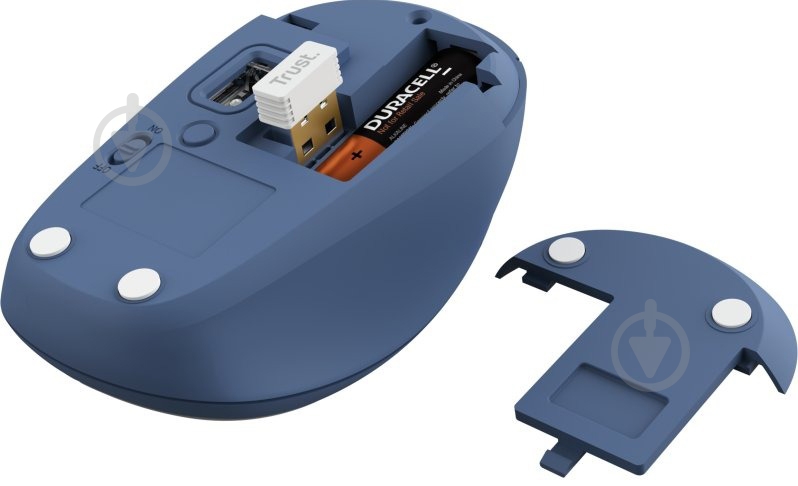 Мишка Trust Yvi+ Compact Multi-Device WL/BT/USB-A blue (25455_TRUST) - фото 2