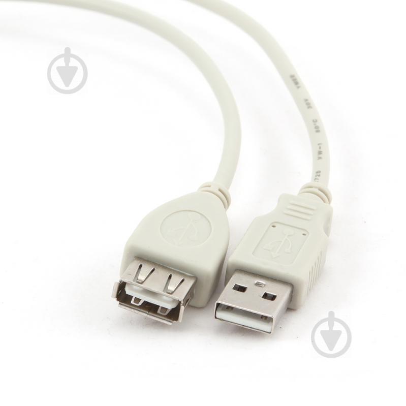 Кабель Cablexpert 0,75 м белый (CC-USB2-AMAF-75CM/300) удлинитель USB 2.0 - фото 2