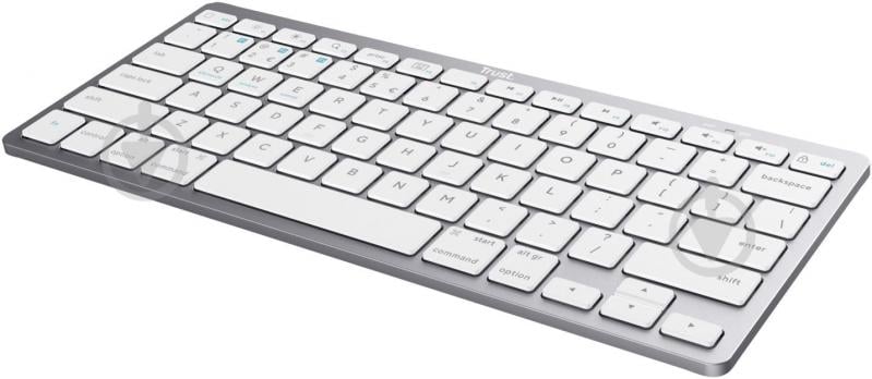 Клавиатура Trust BASICS BT EN/UKR (25486_TRUST) white - фото 3