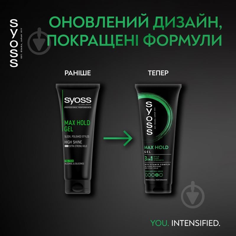 Гель SYOSS Max Hold мегафиксация 250 мл - фото 3