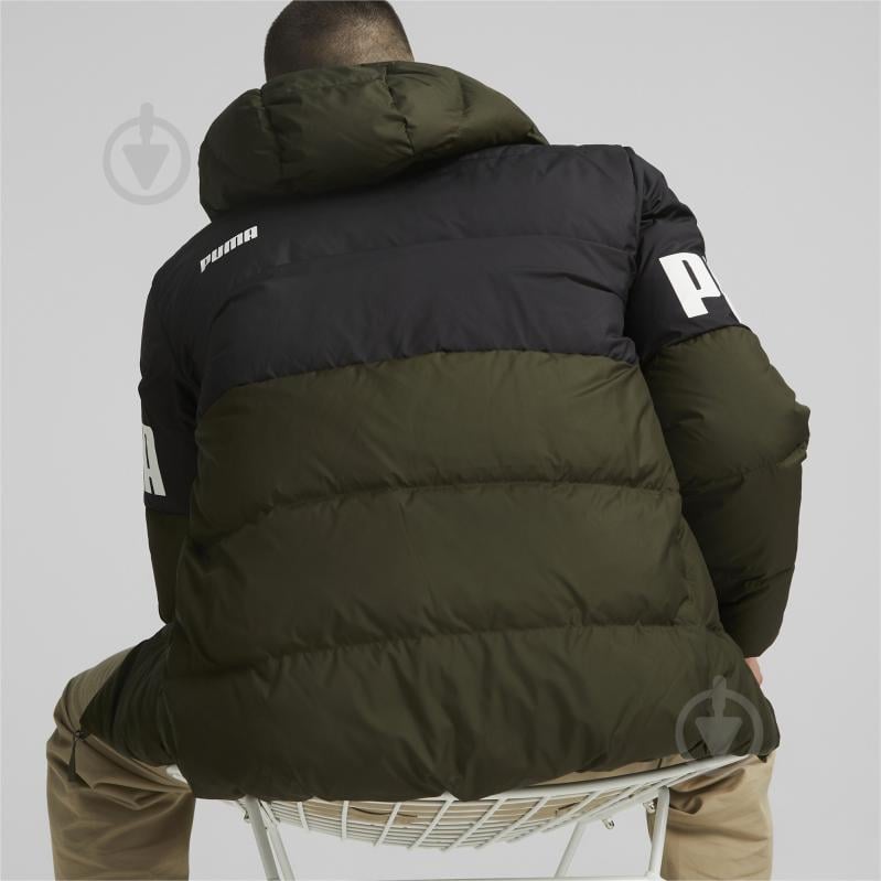 Пуховик Puma POWER HOODED DOWN PUFFER 84933570 р.XL хакі - фото 4 Пуховик Puma POWER HOODED DOWN PUFFER 84933570 р.XL хакі - фото 4