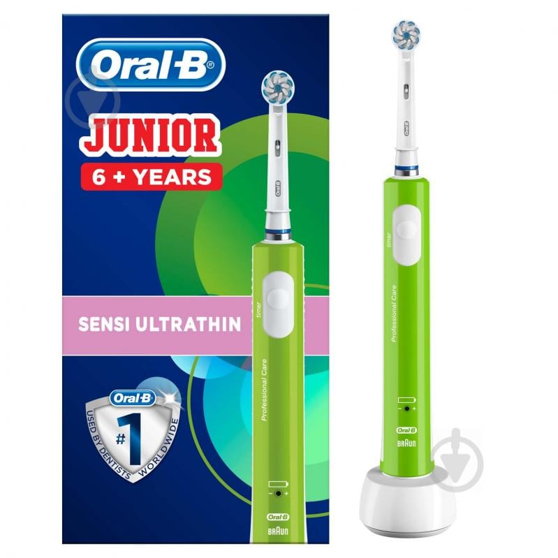 Электрическая зубная щетка Oral-B D16.513.1 Sensi Ultrathin Junior - фото 1