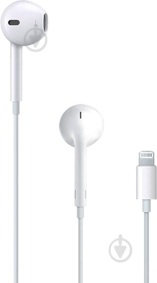 Гарнитура Apple EarPods with Lightning Connector white (MMTN2ZM/A) - фото 1