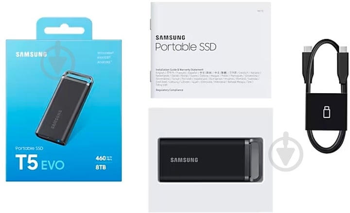 SSD-накопичувач Samsung T5EVO Shield 8000GB USB Type-C (MU-PH8T0S/EU) - фото 9 SSD-накопичувач Samsung T5EVO Shield 8000GB USB Type-C (MU-PH8T0S/EU) - фото 9