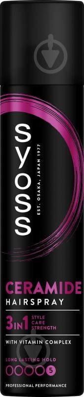 Лак для волос SYOSS Ceramide 5 Ceramide Complex 300 мл - фото 1