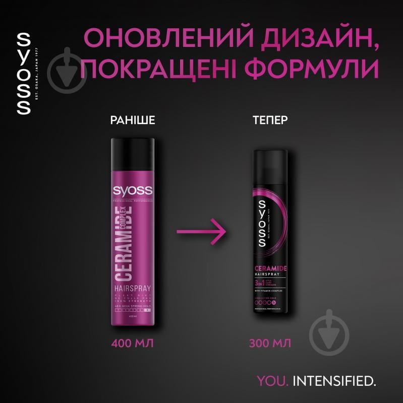 Лак для волос SYOSS Ceramide 5 Ceramide Complex 300 мл - фото 8