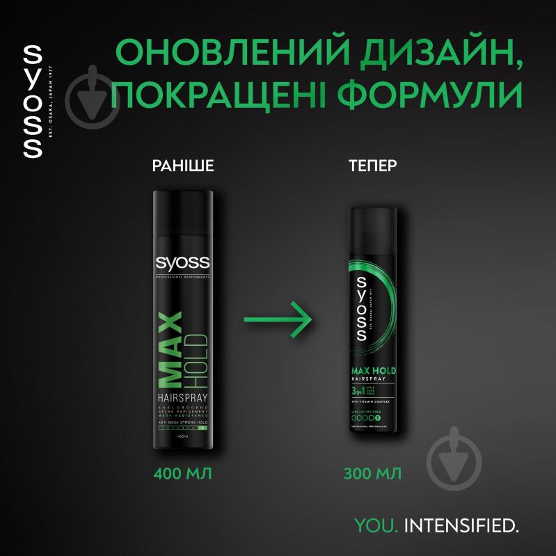 Лак для волос SYOSS Max Hold 5 Max Hold 300 мл - фото 8