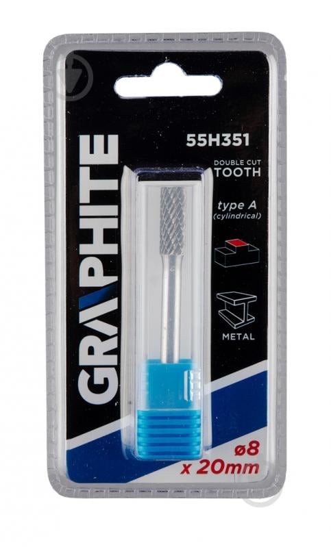 Фреза цилиндрическая GRAPHITE 55H351 - фото 2 Фреза цилиндрическая GRAPHITE 55H351 - фото 2