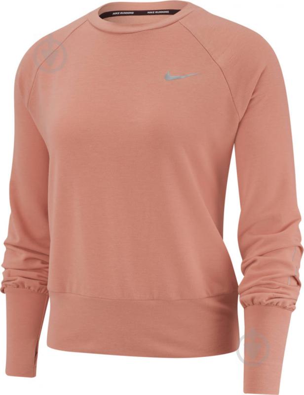 Футболка Nike NK TOP MIDLAYER TWIST CI9483-605 р.M розовый - фото 1