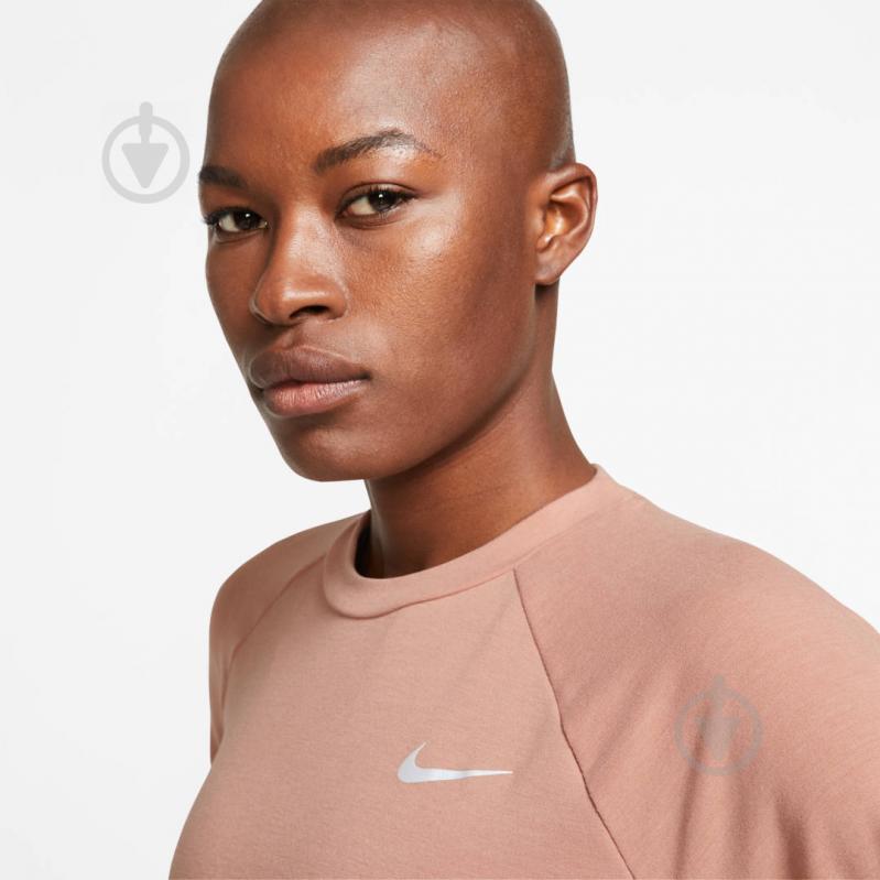 Футболка Nike NK TOP MIDLAYER TWIST CI9483-605 р.XS розовый - фото 5