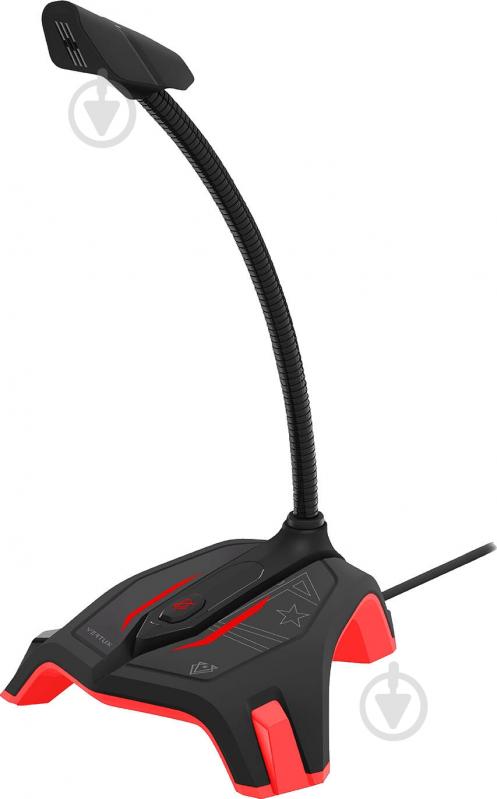 Микрофон Vertux Streamer-2 LED, USB Red - фото 1 Микрофон Vertux Streamer-2 LED, USB Red - фото 1