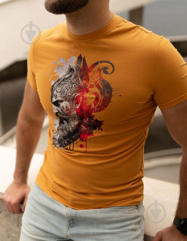 Футболка LOGOS-Tac з принтом God of War 04-09-00-0069 р.2XL гірчичний - фото 1