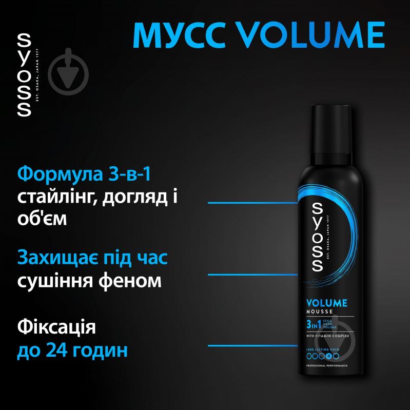 Мусс для волос SYOSS Volume Lift 4 250 мл - фото 3
