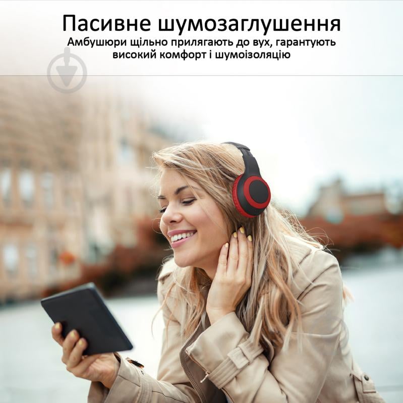 Наушники Promate LaBoca Bluetooth 5.0 red (laboca.red) - фото 4