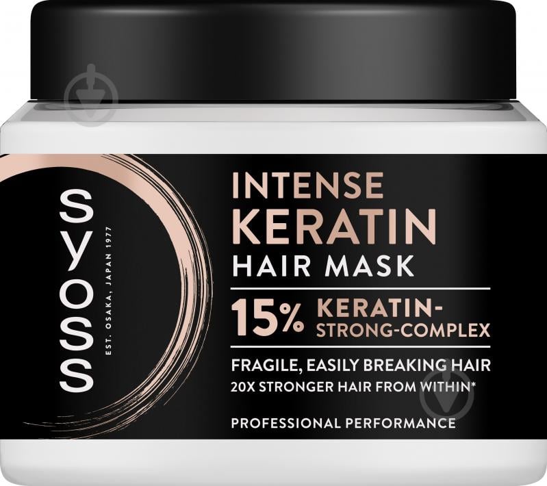 Маска SYOSS Keratin 400 мл - фото 1 Маска SYOSS Keratin 400 мл - фото 1