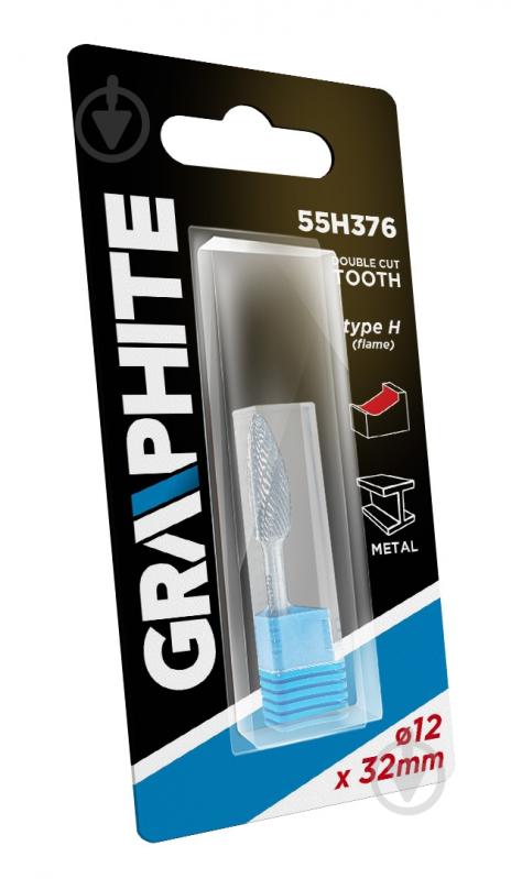 Фреза овальная GRAPHITE 55H376 - фото 2 Фреза овальная GRAPHITE 55H376 - фото 2