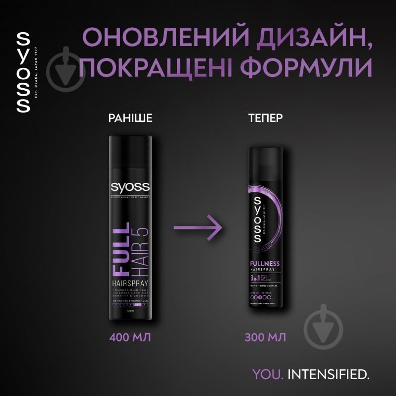 Лак для волос SYOSS Fullness 5 300 мл - фото 7
