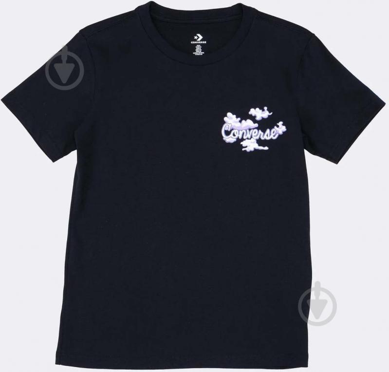 Футболка Converse SEASONAL GRAPHIC WORD ART SS TEE 10024536-001 р.L чорний - фото 4