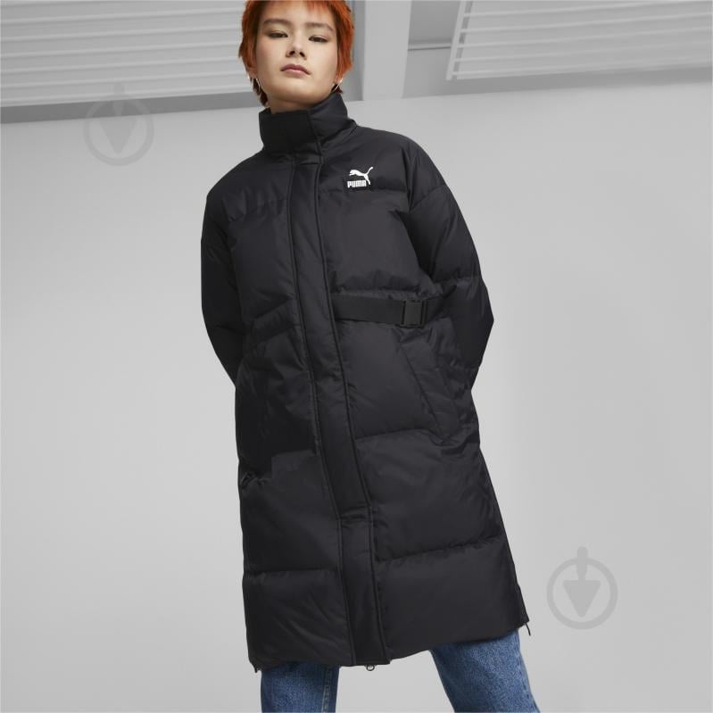 Пальто жіноча зимова Puma DOWN COAT 53558301 р.L чорна - фото 3