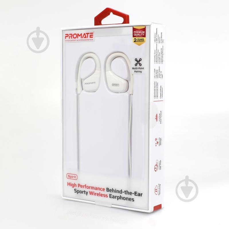 Наушники Promate Spirit white (spirit.white) - фото 7