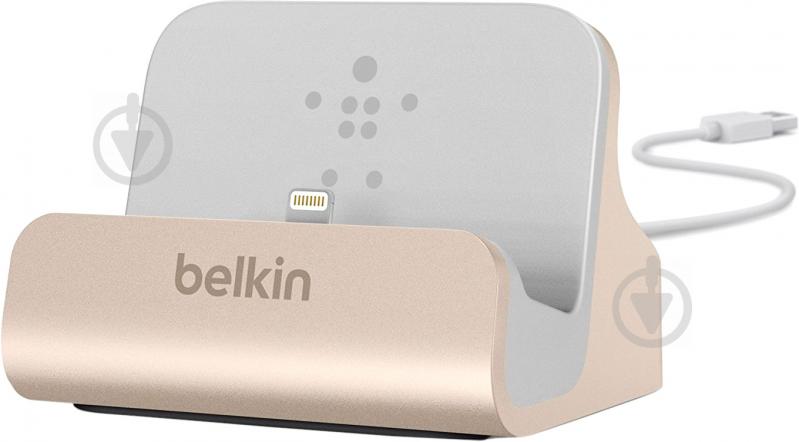 Док-станція Belkin Charge+Sync MIXIT iPhone 6s/SE Dock gold (F8J045btGLD) - фото 1