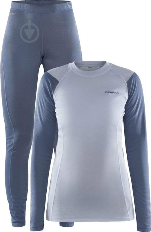 Комплект термобілизни Craft CORE WARM BASELAYER SET W 1909708-362909 р.XL блакитний - фото 1