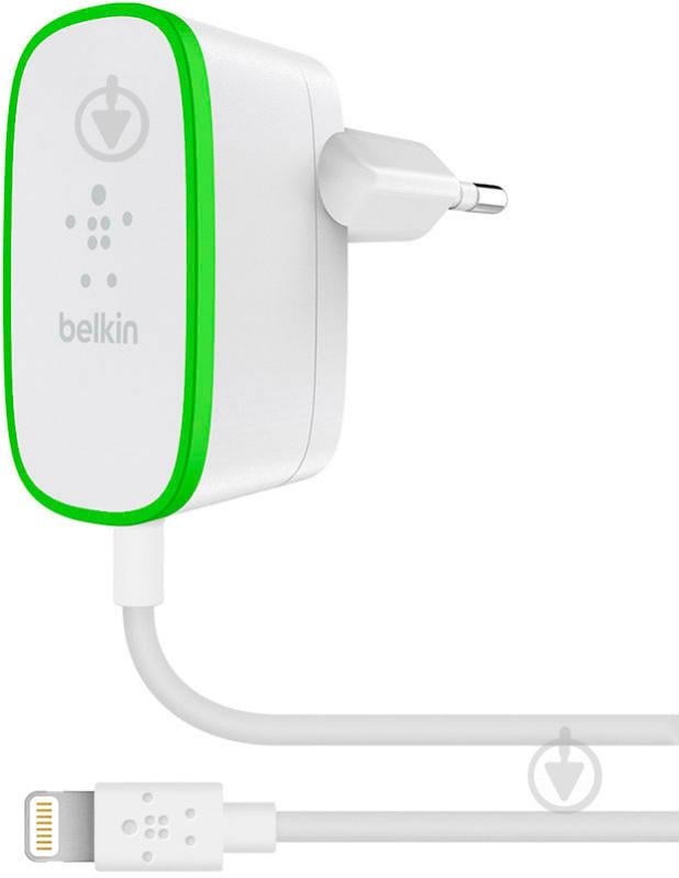 Мережевий зарядний пристрій Belkin Boost UP Home Charger Lightning White (F8J204vf06-WHT) - фото 1