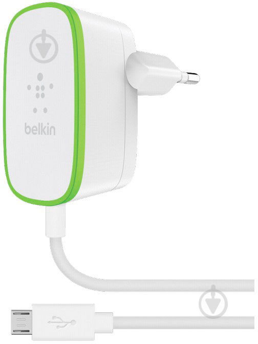 Зарядний пристрій Belkin USB Home Charger Micro-USB White (F7U009vf06-WHT) - фото 1