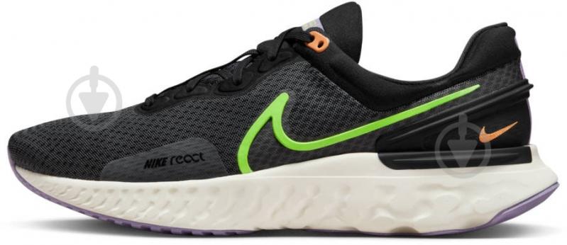 Кроссовки мужские Nike REACT MILER 3 DD0490-005 р.42 черные - фото 3 Кроссовки мужские Nike REACT MILER 3 DD0490-005 р.42 черные - фото 3