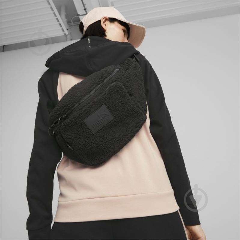 Сумка на пояс Puma CORE SHERPA WAIST BAG 7916201 чорний - фото 3