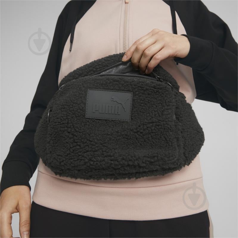 Сумка на пояс Puma CORE SHERPA WAIST BAG 7916201 чорний - фото 5