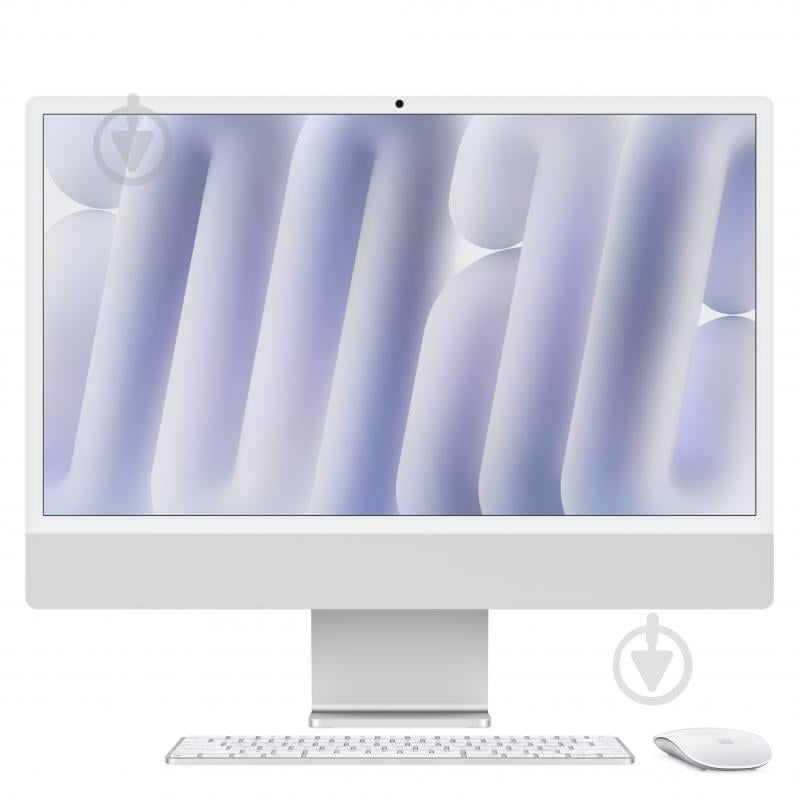 Моноблок Apple iMac М4 4.5К 10‑ядер GPU 256GB 24" (MD3H4UA/A) silver - фото 1