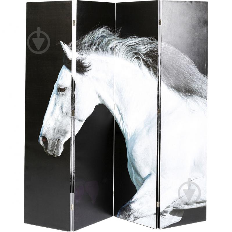 Ширма KARE Design Beauty Horses 1800x30xчерно-белый - фото 1