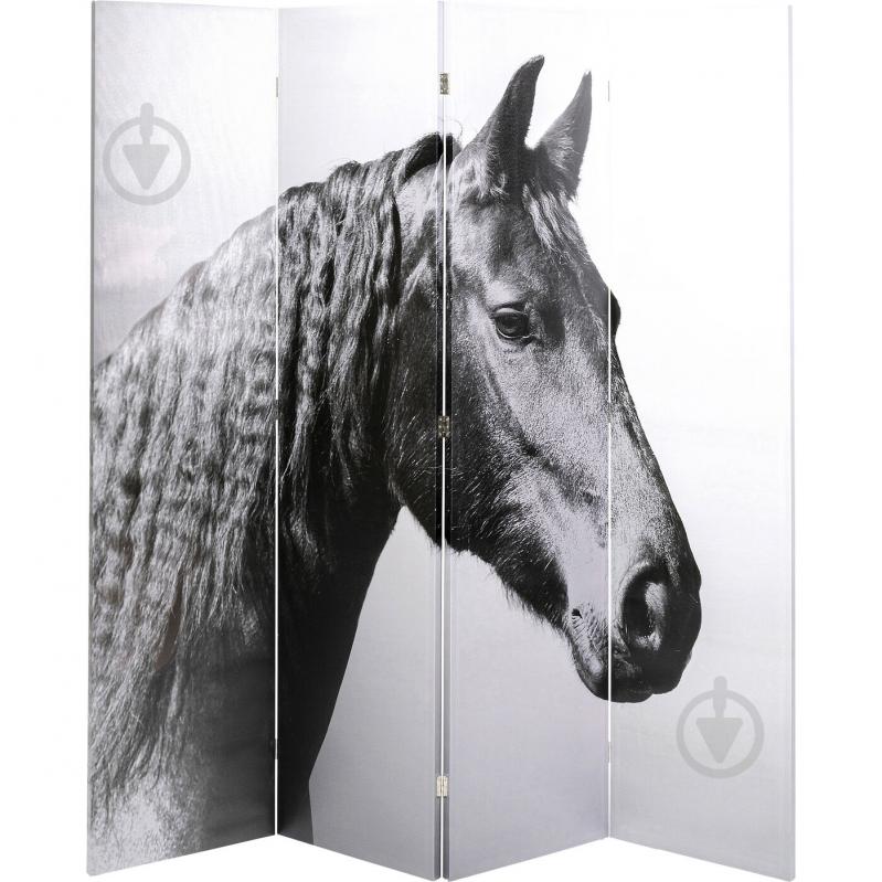 Ширма KARE Design Beauty Horses 1800x30xчерно-белый - фото 3