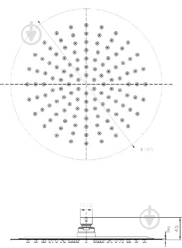 Верхній душ Imprese S300SS2 - фото 2