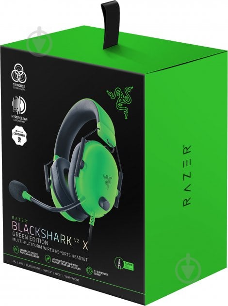 Гарнитура Razer Blackshark V2 X Green (RZ04-03240600-R3M1) - фото 5