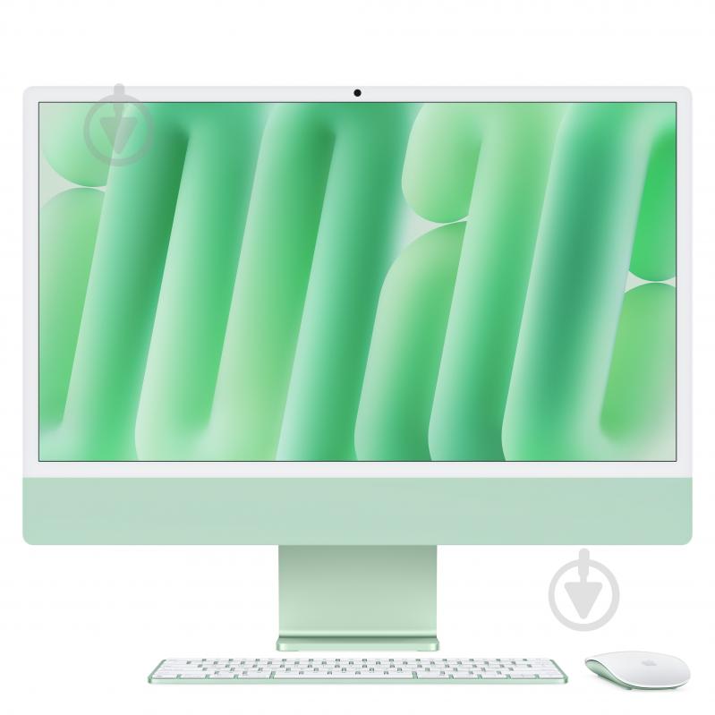 Моноблок Apple iMac М4 4.5К 10‑ядер GPU 512GB 24" (MD2Q4UA/A) green - фото 1