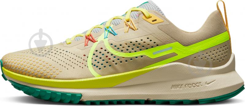 Кросівки чоловічі демісезонні Nike REACT PEGASUS TRAIL 4 DJ6158-700 р.41 жовті - фото 2