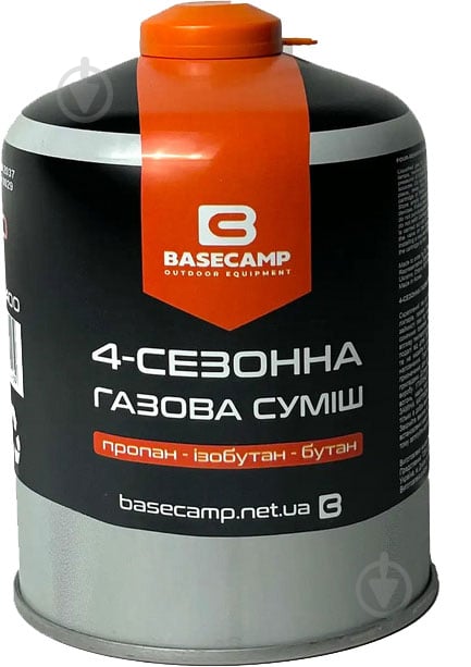 Баллон газовый BaseCamp 4 Season Gas BCP 70400 450 г - фото 1