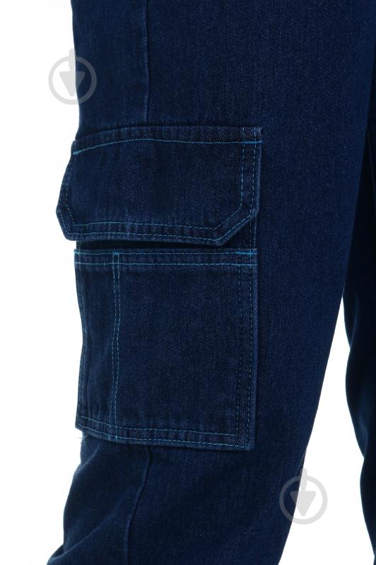 Брюки размер 31 темно-синий - фото 4