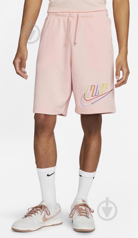 Шорты Nike CLUB+ FT SHORT MCF DX0807-686 р. M розовый - фото 3