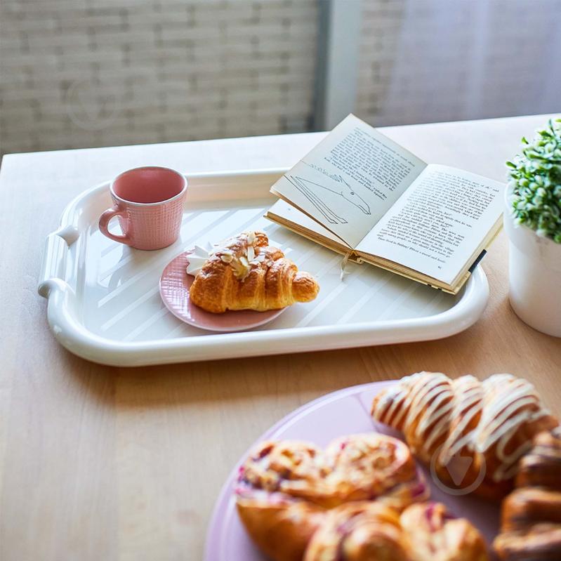 Поднос Алеана Мульти 45х30х4 см белая роза - фото 2